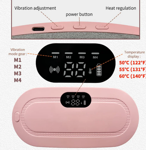 Women Heating Pad Belt – Instant Pain Relief & Fast Heating Comfort Electric Belt Massage for Women and Girls