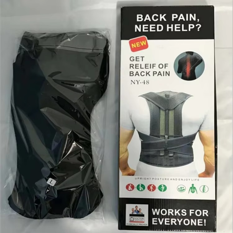 Posture Corrector Belt – Back & Shoulder Support Brace for Pain Relief (Men & Women)
